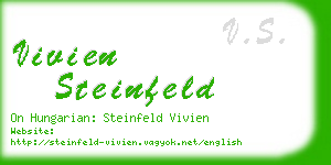 vivien steinfeld business card